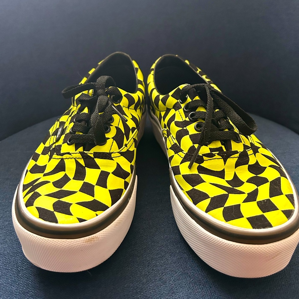 Vans Glow in the Dark Lace Up Shoes Womens 8.5 Mens 7